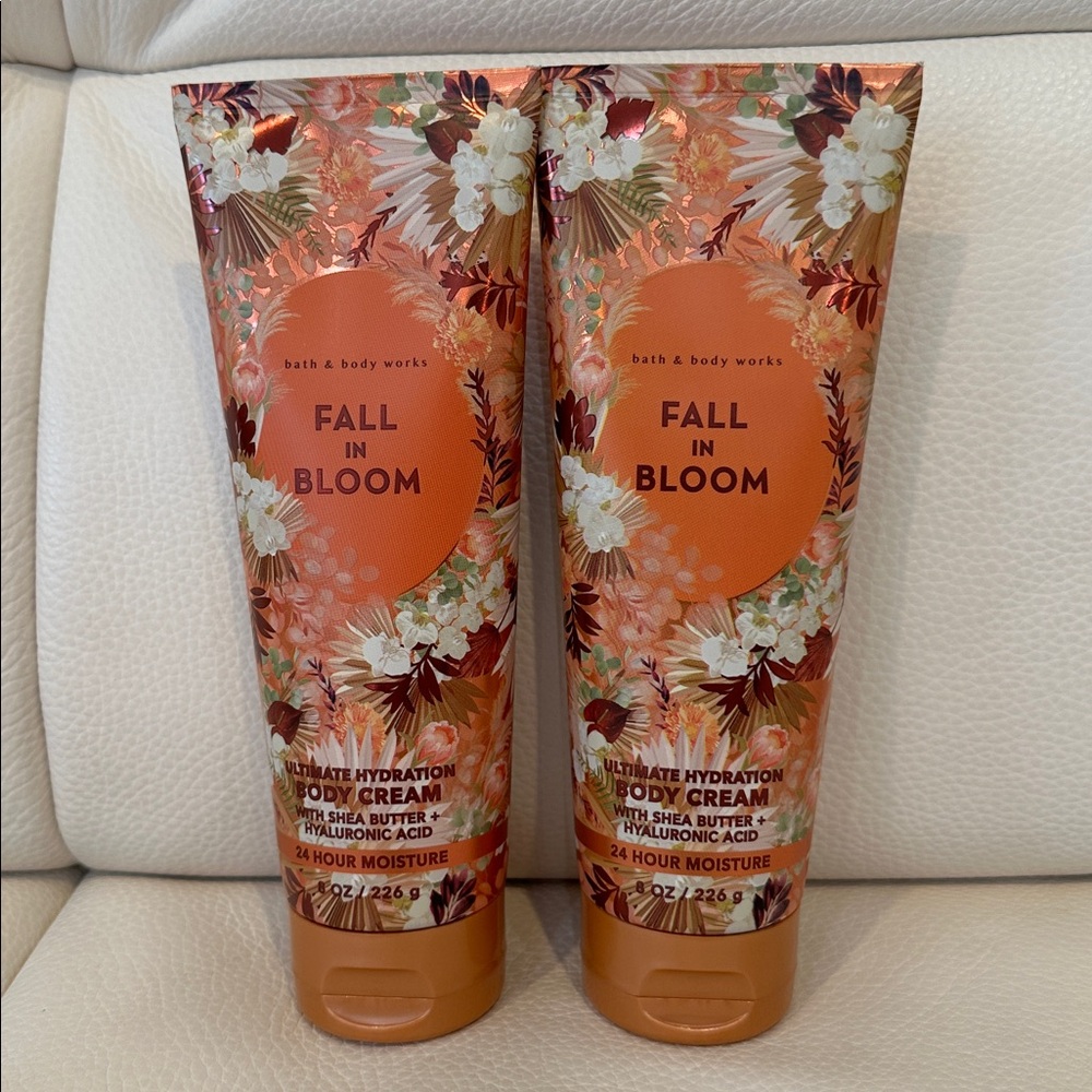 Bath & Body Works Fall in Bloom Body Cream Bundle of 2 Full Size NIB